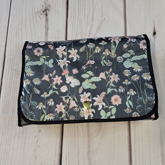 Floral Hangable Travel Toiletry Cosmetic Bag - Picture 1 of 8